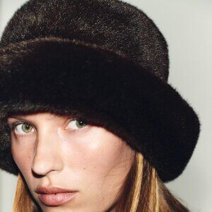 Zara Faux Fur Cuffed Hat
